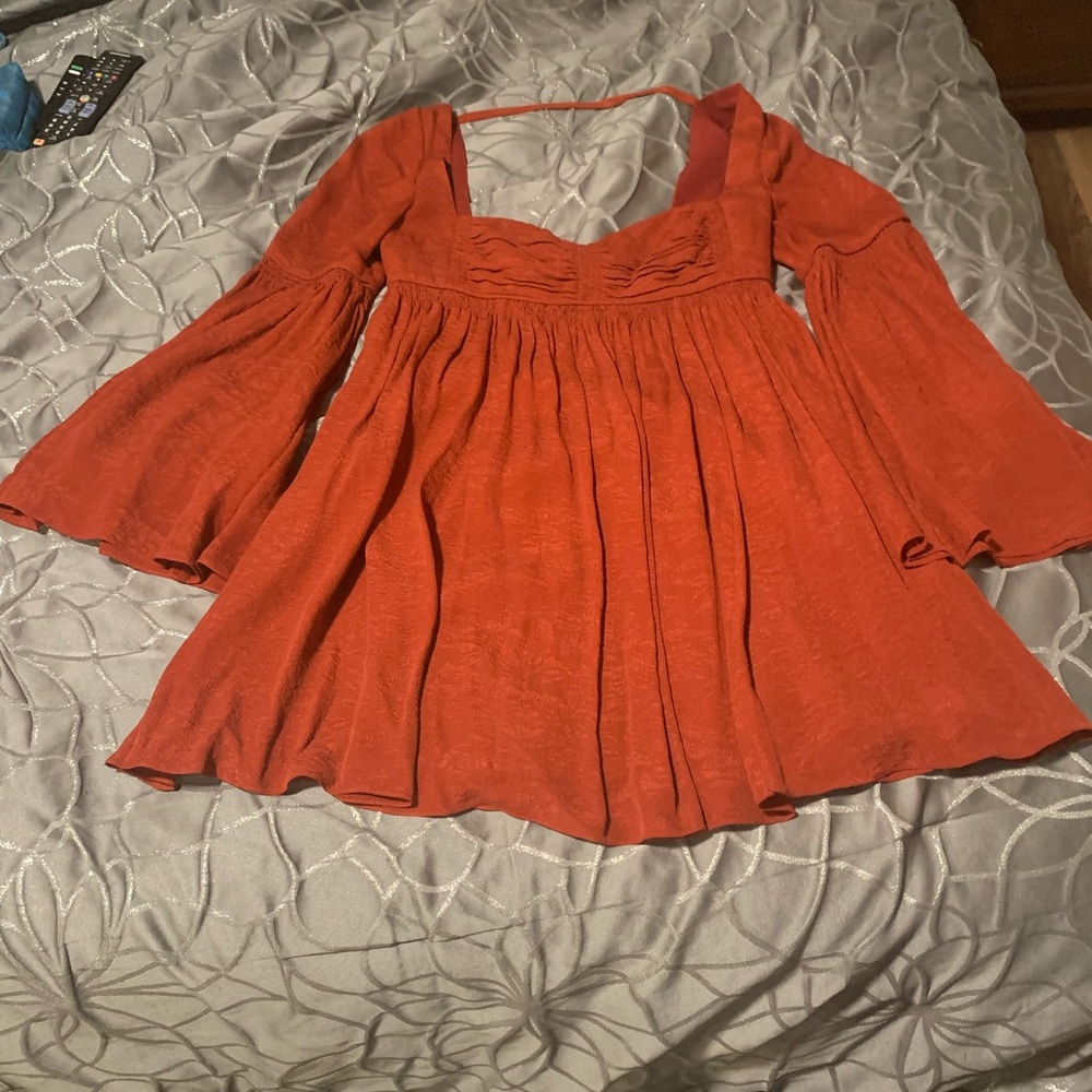NWOT Free People red dress size 4.
